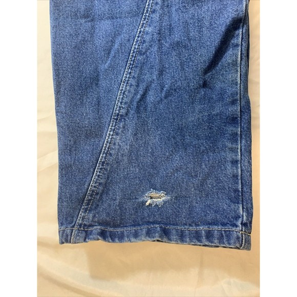 Vintage Design Men's ICQ Blue Jeans Denim Cotton Pants Size 36 5-Pockets - Picture 5 of 12